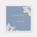Search for beach wedding napkins Dusty blue