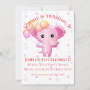 Search for baby elephant birthday invitations Cute animals