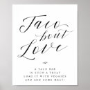 Search for taco bar signs Taco bout love