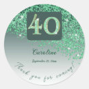 Search for number 40 stickers 40th birthday