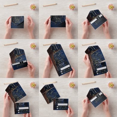 Search for firefly wedding invitations Blue