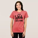 Search for halloween wine tshirts Witch