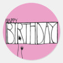 Search for happy birthday card stickers Flowers
