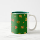 Search for gold snowflake mugs Winter