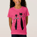 Search for black cat kids tshirts Retro