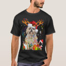 Search for shih tzu christmas tshirts Popular