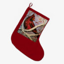 Search for cardinal christmas stockings Red
