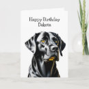 Search for dog lover birthday cards Black lab