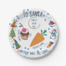 Search for christmas tree paper plates Santa