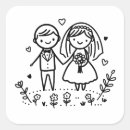 Search for cute stick figure stickers Bride
