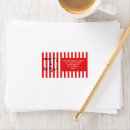 Search for red white stripes return address labels Modern