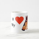 Search for love my german shepherd mugs Heart