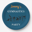 Search for gymnastics party plates Birthday