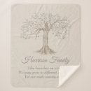 Search for family tree blankets Elegant