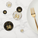 Search for 50th wedding anniversary confetti White