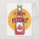 Search for condiments cards invites Ketchup