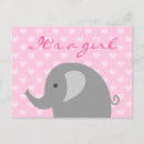 Search for elephant birth announcement cards New baby