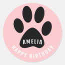 Search for paw print stickers Birthday