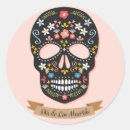 Search for pink sugar skull stickers Dia de los muertos