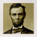 Search for abraham lincoln puzzles United states
