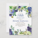 Search for purple lavender navy blue invitations For her