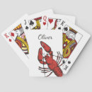Search for lobster playing cards Sealife