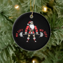 Search for workout christmas tree decorations Santa