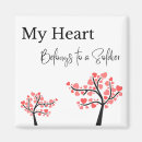 Search for heart tree magnets Red