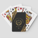 Search for festive playing cards Black
