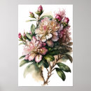 Search for rhododendrons art Pink flowers