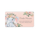 Search for elephant baby shower return address labels Safari