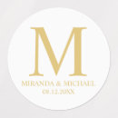 Search for save the date party stickers Gold