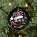 Search for plaid christmas tree decorations Festive