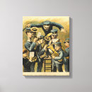 Search for bands canvas prints Brass