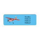 Search for plane return address labels Aircraft