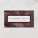 Search for tropical business cards Pink