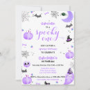 Search for the spooky one birthday invitations Spooktacular