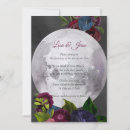 Search for full moon wedding invitations Dark