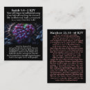 Search for bible scripture business cards Jesus