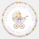 Search for vintage lavender stickers Lavender baby shower
