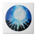 Search for blue night sky tiles Moon