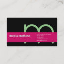 Search for neon business cards Beautician