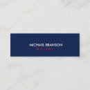 Search for red business cards Minimalist