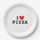 Search for pizza party plates Red