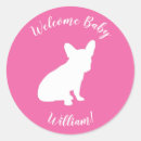 Search for french baby shower stickers Puppy