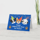 Search for dog 1st birthday cards Dalmatian