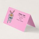 Search for bunny business cards White rabbit