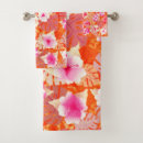 Search for flower print bath towels Hibiscus