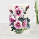 Search for hollyhock cards Colorful