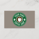 Search for coffee business cards Shop